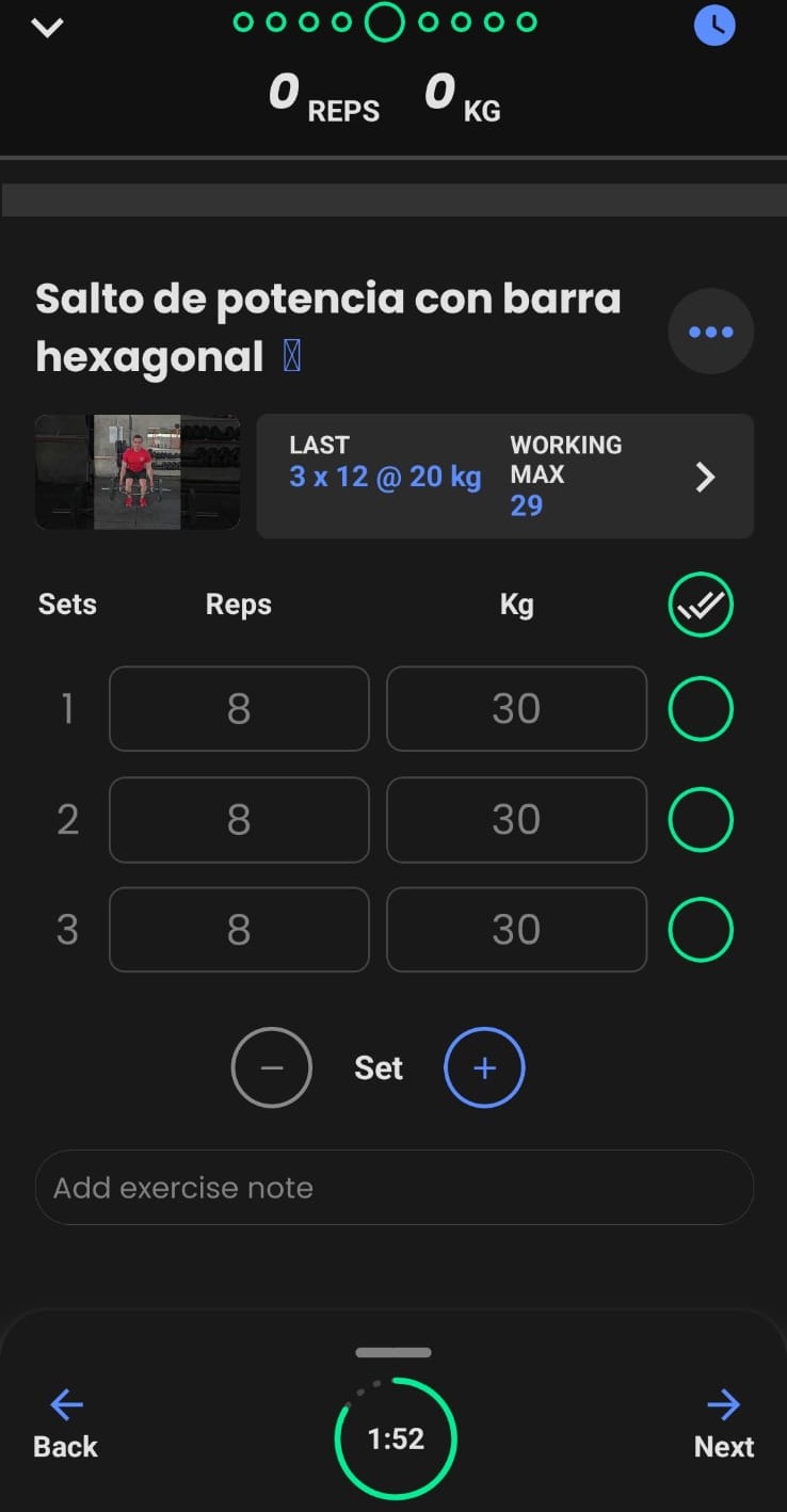 Captura de TrainHeroic 1